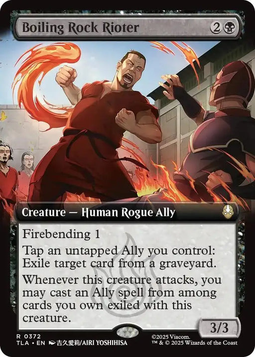 Boiling Rock Rioter (Extended Art) (372) [Avatar: The Last Airbender]