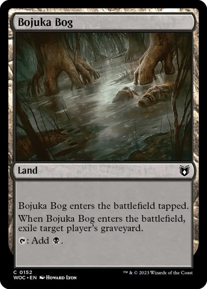 Bojuka Bog [Wilds of Eldraine Commander] - MTG Single