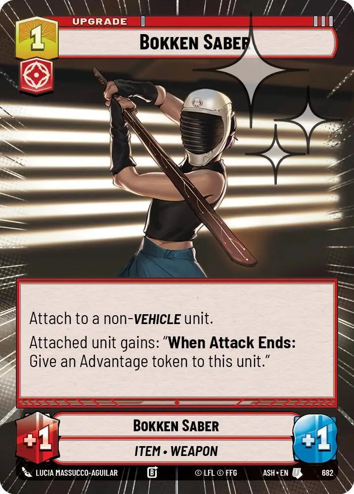 Bokken Saber (Hyperspace Foil) (682) [Ashes of the Empire]