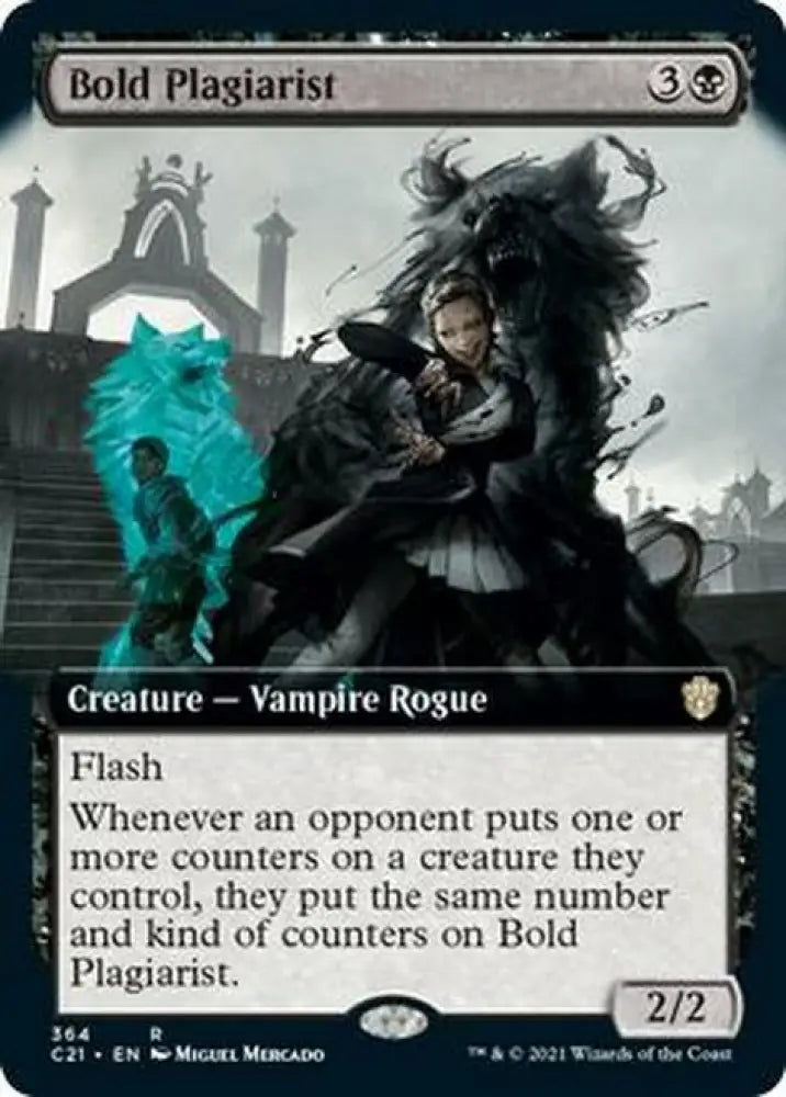 Bold Plagiarist (Extended Art) [Commander 2021] - MTG Single