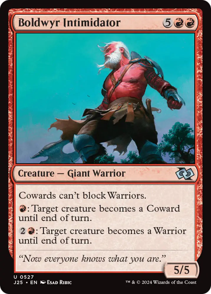 Boldwyr Intimidator [Foundations Jumpstart] - MTG Single