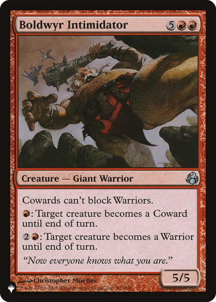 Boldwyr Intimidator [The List] - MTG Single