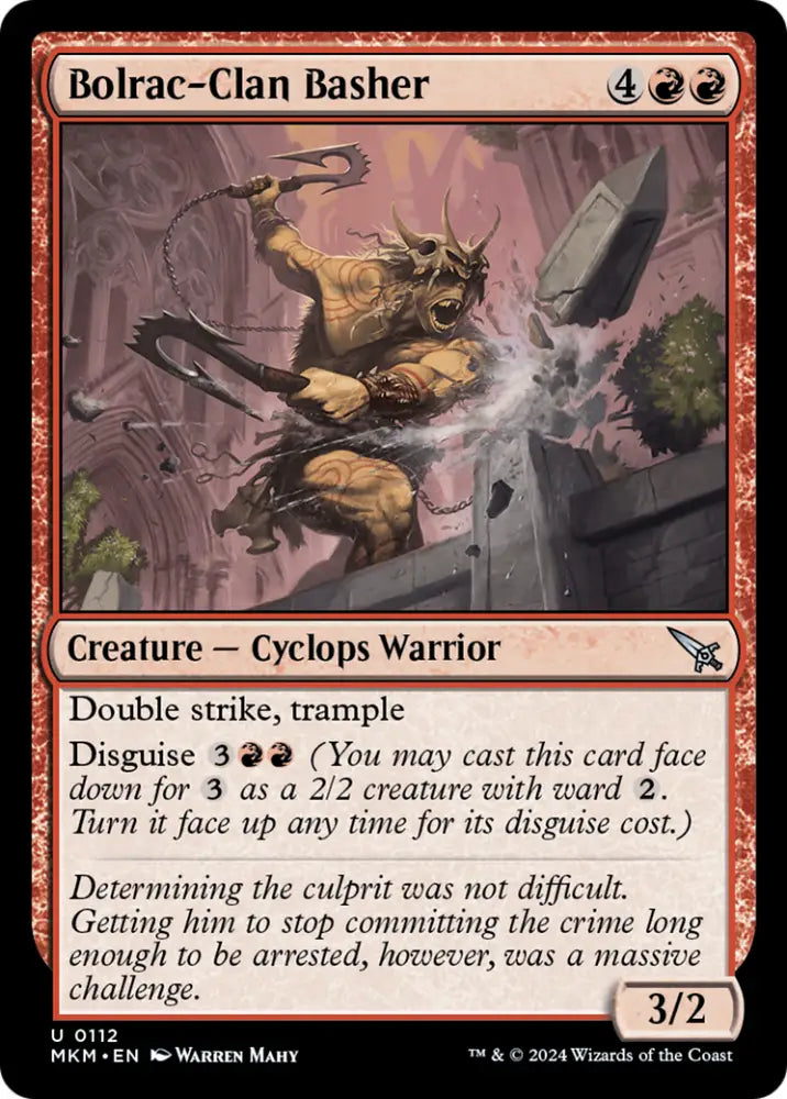 Bolrac-Clan Basher [Murders at Karlov Manor] - MTG Single