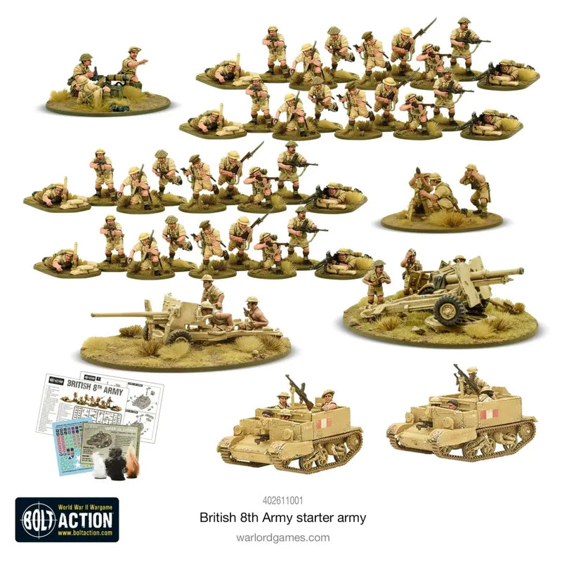 Bolt Action: 8th Army Starter Army (EN) - Miniature Games