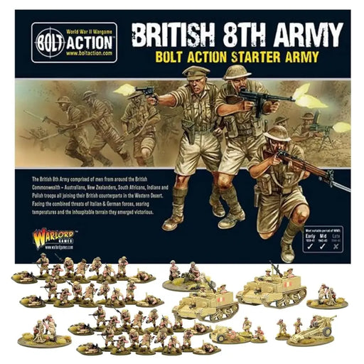 Bolt Action: 8th Army Starter Army (EN) - Miniature Games