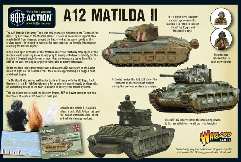 Bolt Action: A12 Matilda II Infantry Tank (EN) - Miniature Games