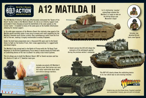 Bolt Action: A12 Matilda II Infantry Tank (EN) - Miniature Games