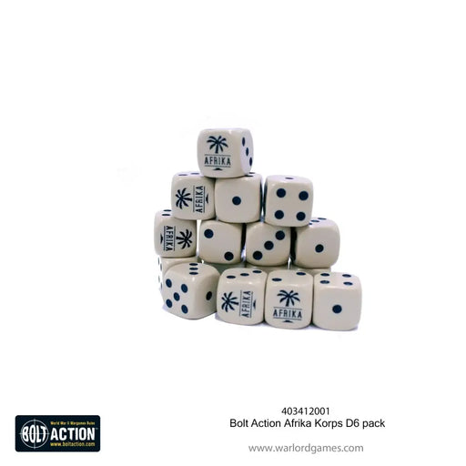 Bolt Action: Afrika Korps D6 pack (Preorder) - Miniature Games