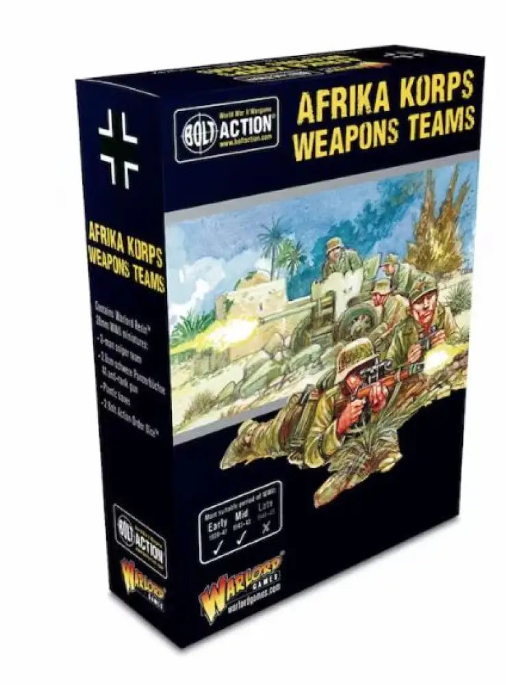 Bolt Action: Afrika Korps Weapons Teams (EN) - Miniature Games