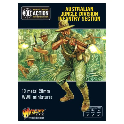 Bolt Action: Australian Jungle Division Infantry Section (Pacific) (EN) - Miniature Games