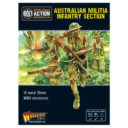 Bolt Action: Australian Militia Infantry Section (Pacific) - Miniature Games