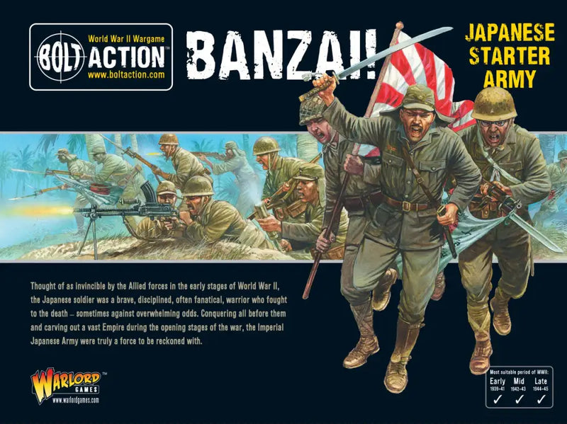 Bolt Action: Banzai! Imperial Japanese Starter Army (EN) - Miniature Games