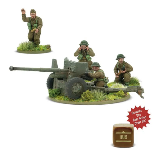 Bolt Action: British 6-Pounder Anti-Tank Gun (Plastic) - Miniature Games