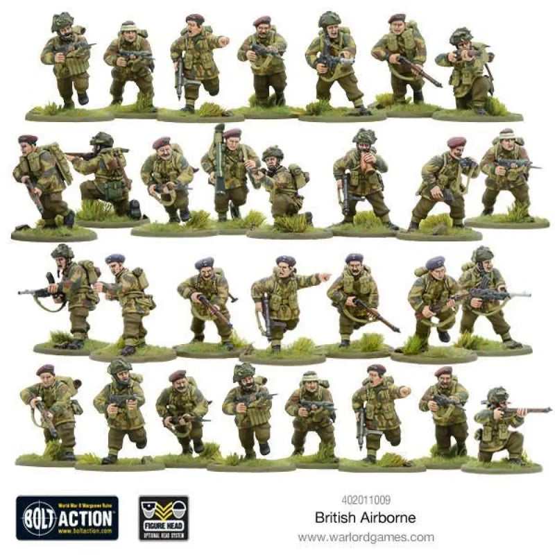 Bolt Action: British Airborne WWII Allied Paratroopers (EN) - Miniature Games