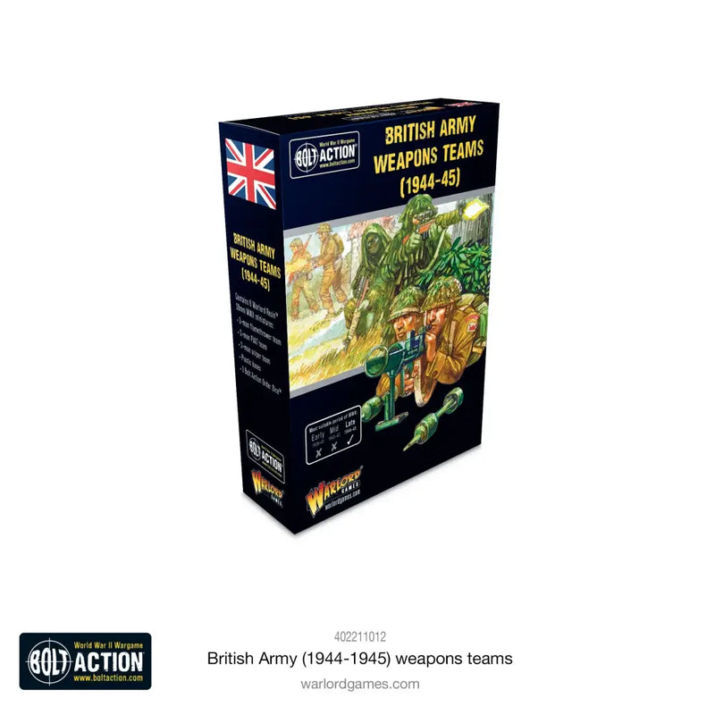 Bolt Action: British Army (1944-45) Weapons Teams (EN) - Miniature Games