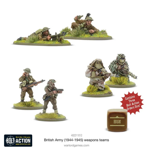 Bolt Action: British Army (1944-45) Weapons Teams (EN) - Miniature Games