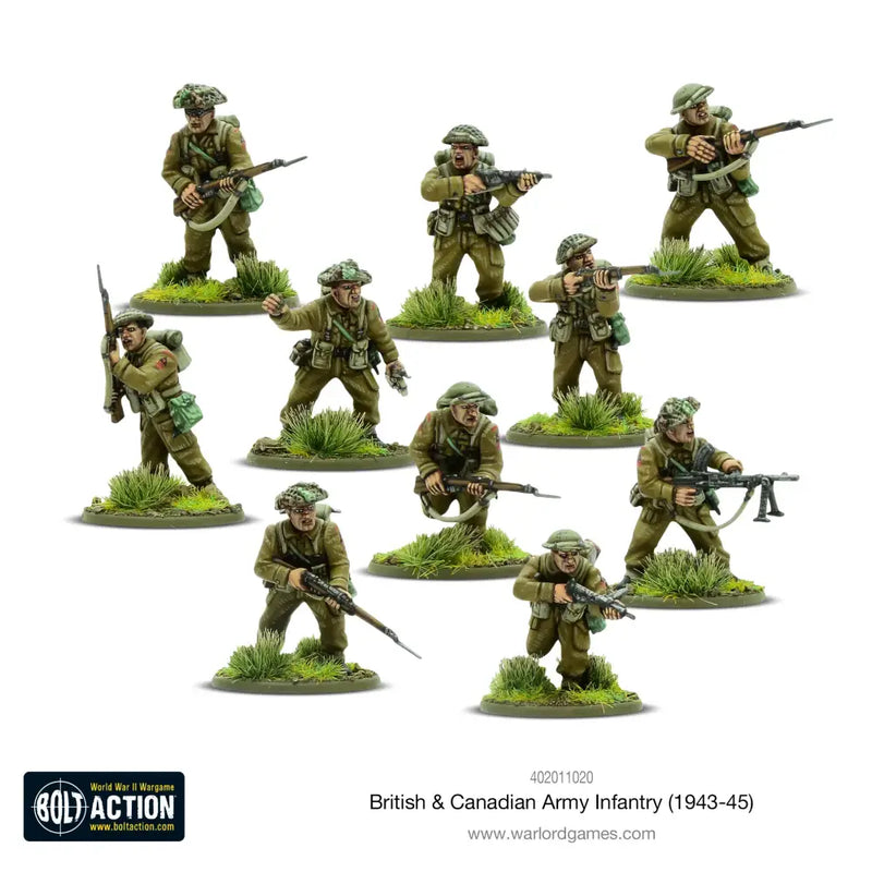 Bolt Action: British & Canadian Army Infantry (1943-45) (EN) - Miniature Games
