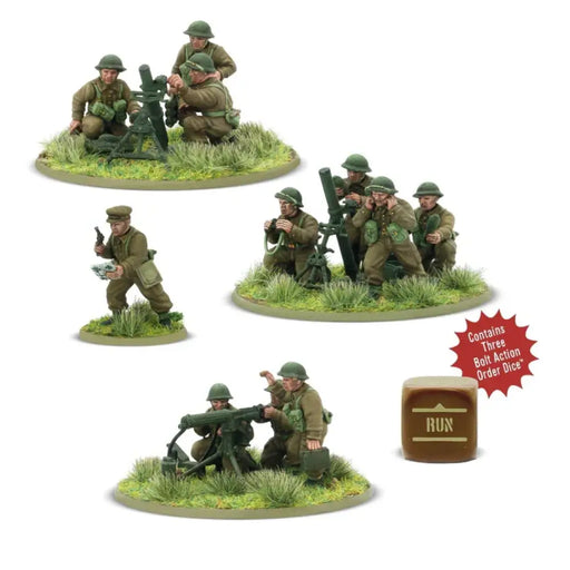Bolt Action: British Heavy Weapons Platoon (Plastic) - Miniature Games