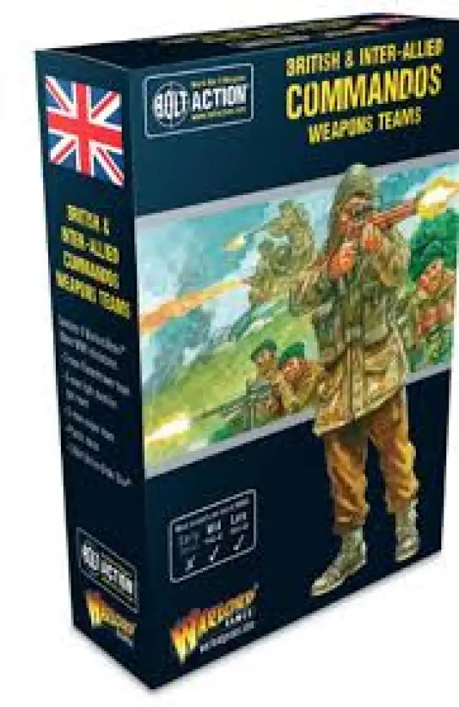 Bolt Action: British & Inter-Allied Commandos weapons teams - Miniature Games