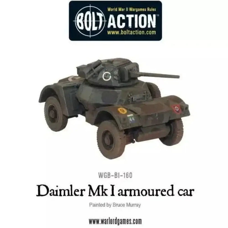 Bolt Action: Daimler Armoured Car Mk 1 (Preorder) - Miniature Games