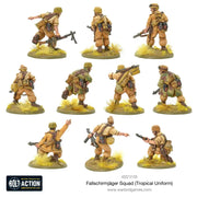 Bolt Action: Fallschirmjager Squad (Tropical Uniform) (EN) - Miniature Games