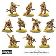 Bolt Action: Fallschirmjager Squad (Tropical Uniform) (EN) - Miniature Games
