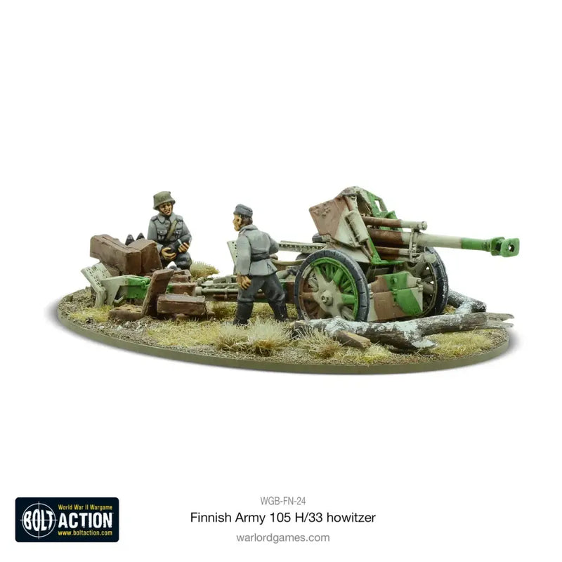 Bolt Action: Finnish Army 105 H/33 Howitzer - Miniature Games