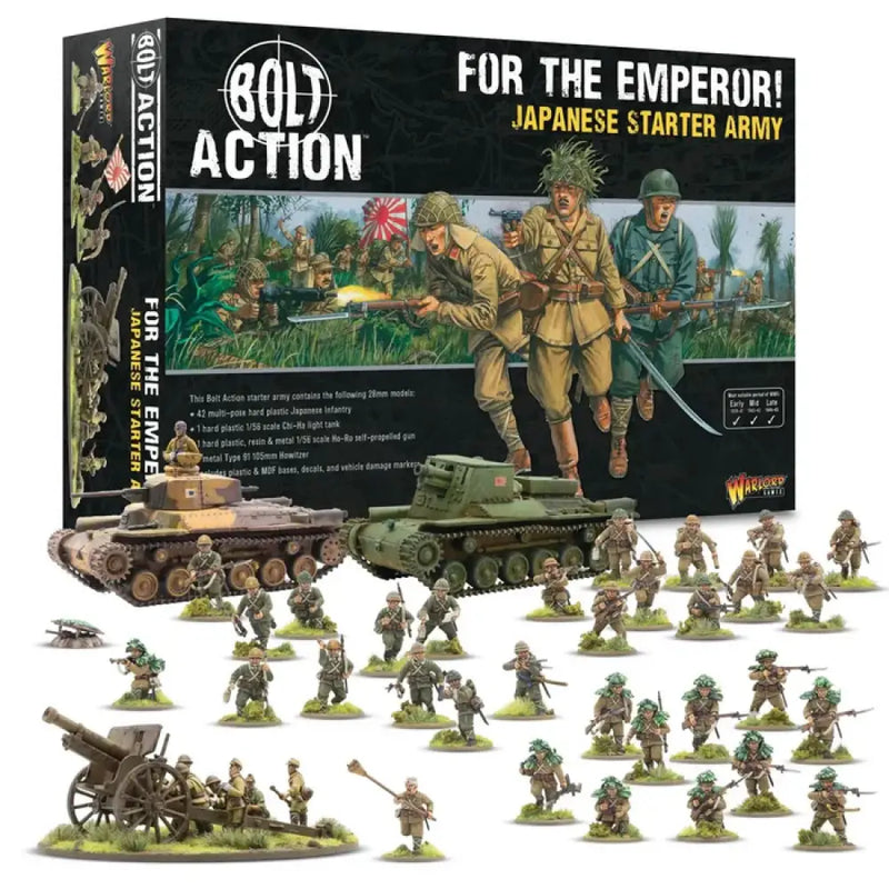 Bolt Action: For The Emperor! Japanese Starter Army - Miniature Games