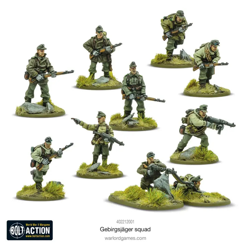 Bolt Action: Gebirgsjager Squad (EN) - Miniature Games