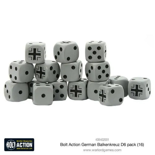 Bolt Action: German Balkenkreuz D6 Pack - Miniature Games