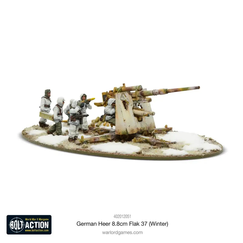 Bolt Action: German Heer 8.8cm Flak 37 (Winter) (EN) - Miniature Games