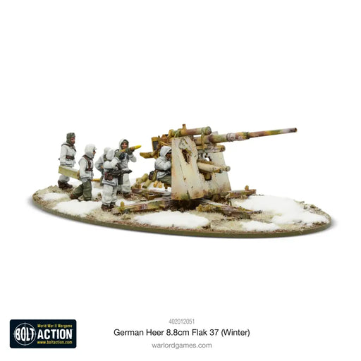 Bolt Action: German Heer 8.8cm Flak 37 (Winter) (EN) - Miniature Games