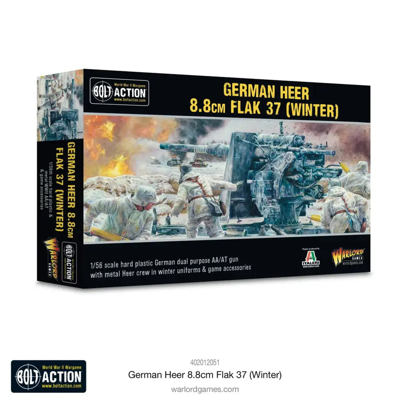 Bolt Action: German Heer 8.8cm Flak 37 (Winter) (EN) - Miniature Games