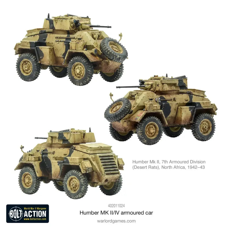 Bolt Action: Humber MK II/IV Armoured Car (EN) - Miniature Games