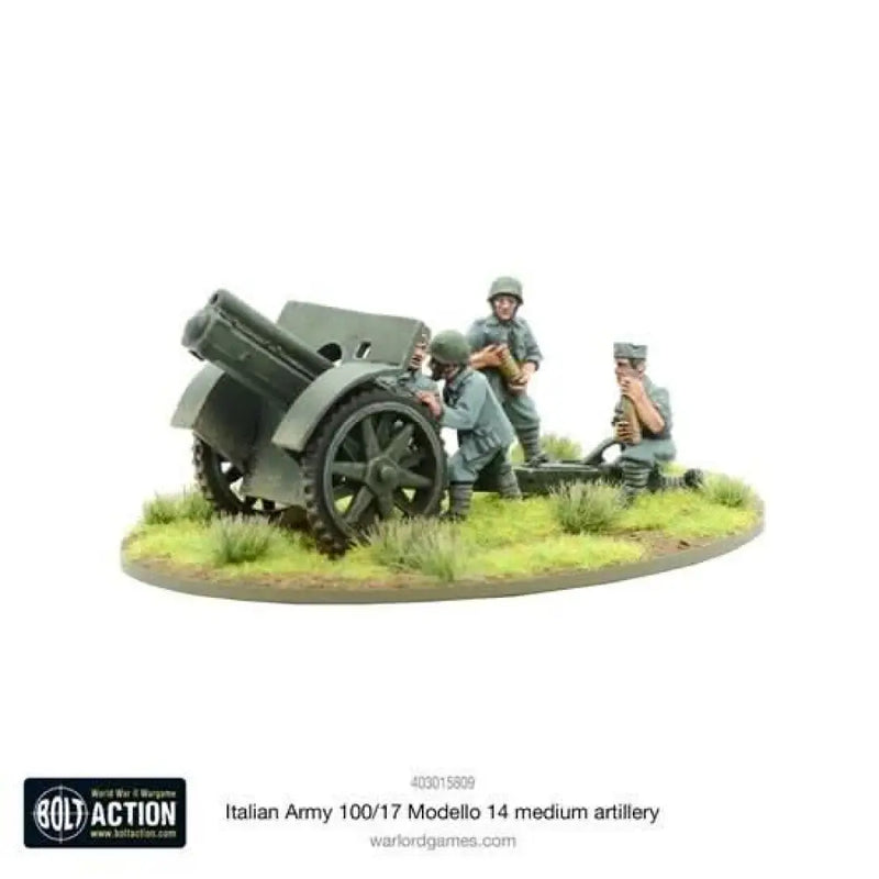 Bolt Action: Italian Army 100/17 Modello 14 Medium Artillery (New) - Miniature Games