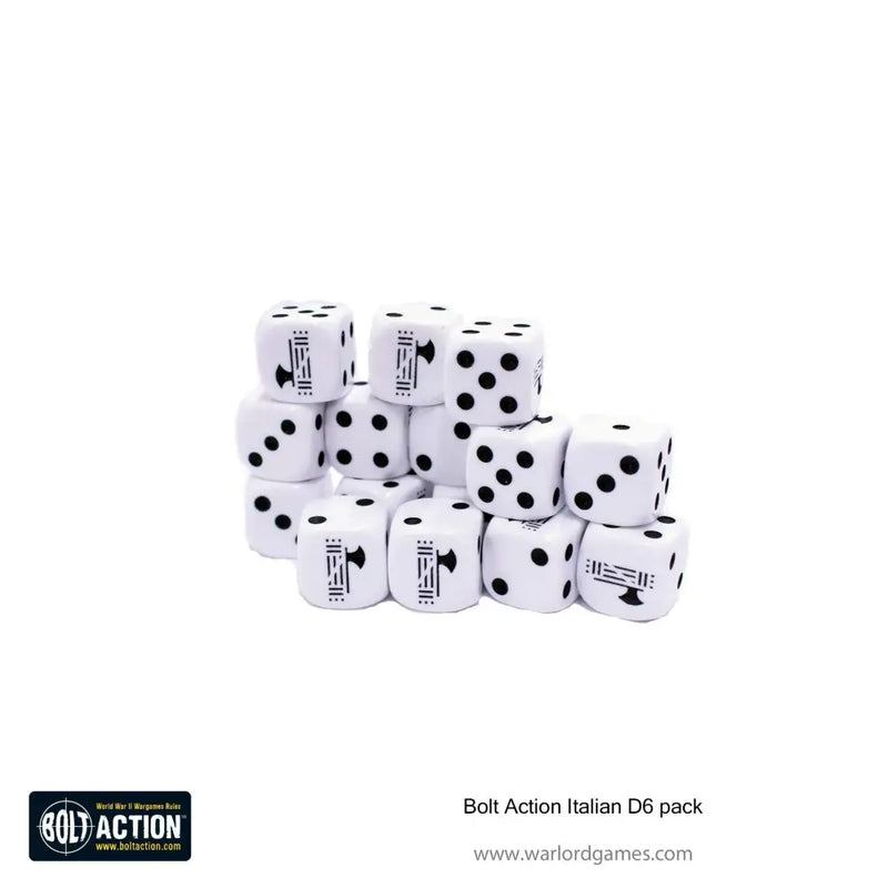 Bolt Action: Bolt Action Italian D6 Pack - Miniature Games