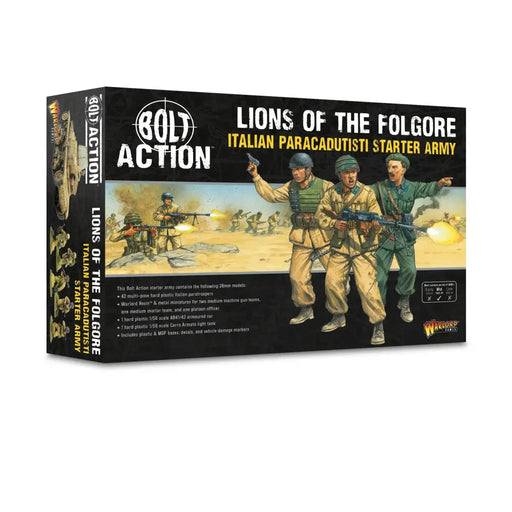Bolt Action: Lions Of The Folgore - Italian Paracadutisti Starter Army (EN) - Miniature Games