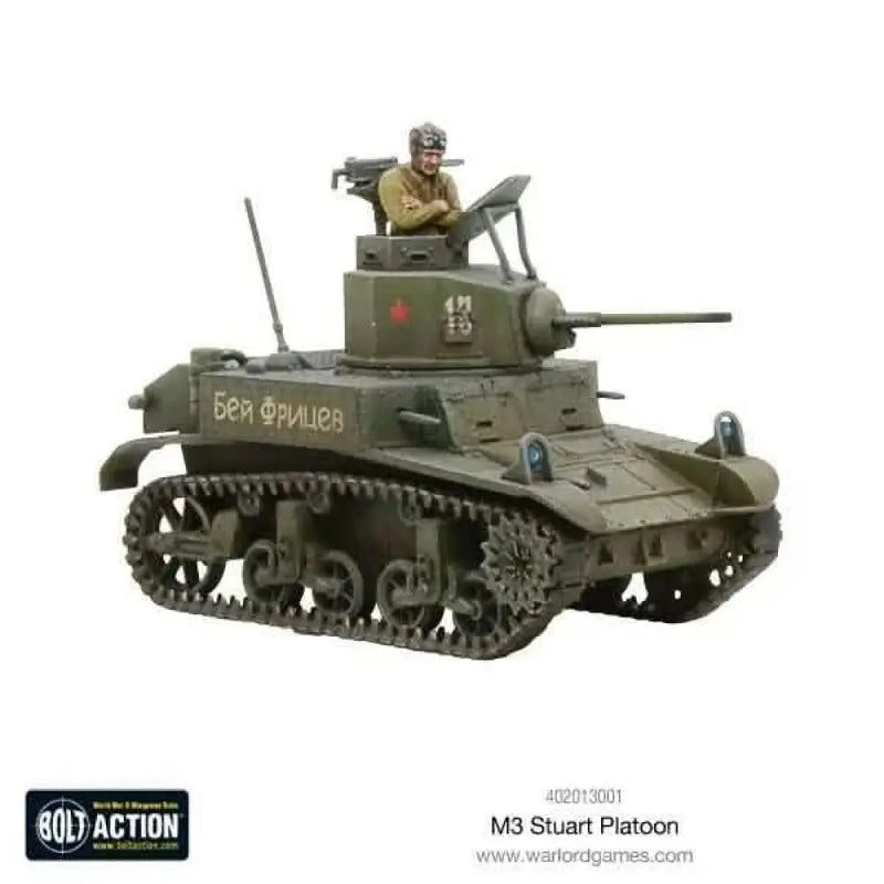 Bolt Action: M3 Stuart Platoon (EN)(Preorder) - Miniature Games