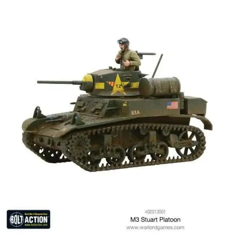 Bolt Action: M3 Stuart Platoon (EN)(Preorder) - Miniature Games