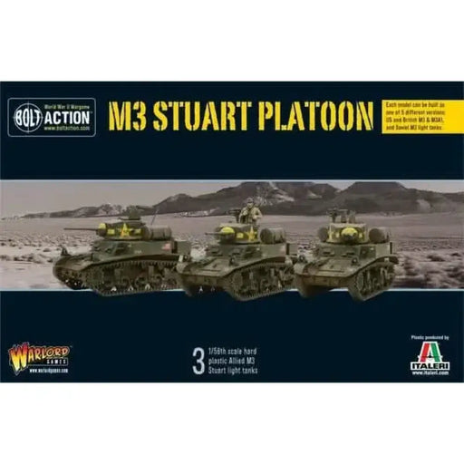 Bolt Action: M3 Stuart Platoon (EN)(Preorder) - Miniature Games