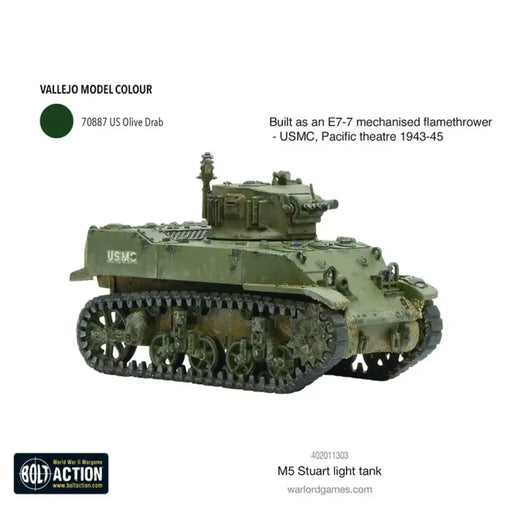 Bolt Action: M5 Stuart (Plastic) - Miniature Games
