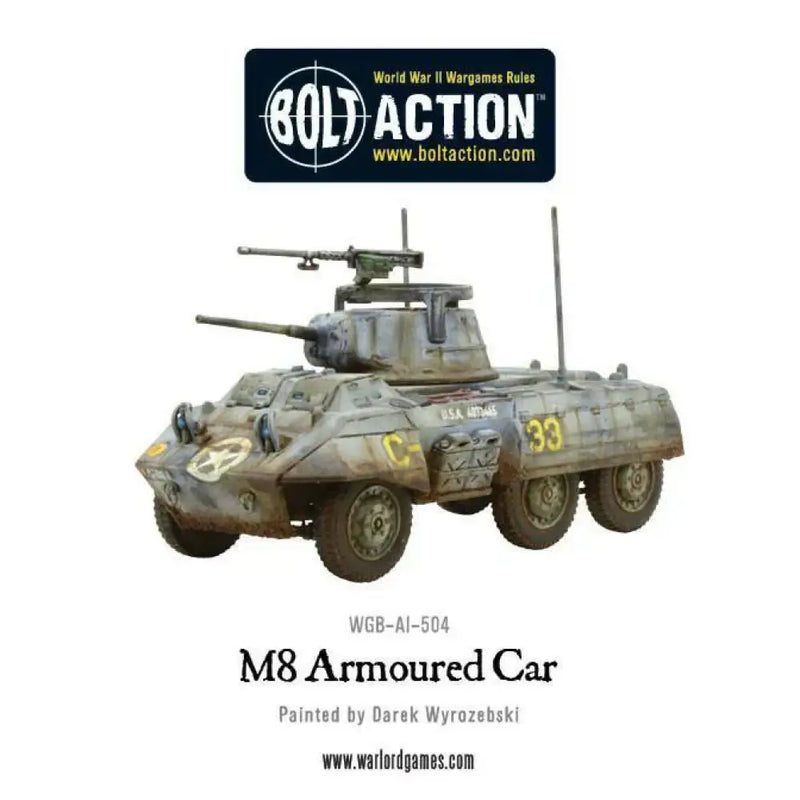 Bolt Action: M8/M20 Greyhound Scout Car (EN) - Miniature Games