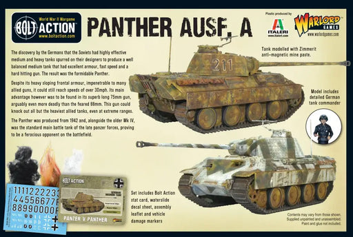 Bolt Action: Panther Ausf A (Plastic) (EN) - Miniature Games