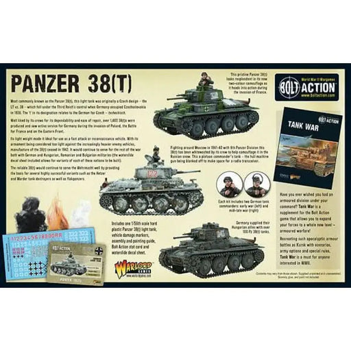 Bolt Action: Panzer 38(t) - Miniature Games