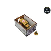 Bolt Action: Pre-painted WWII Normandy Coach House With Chicken Coop - Miniature Games