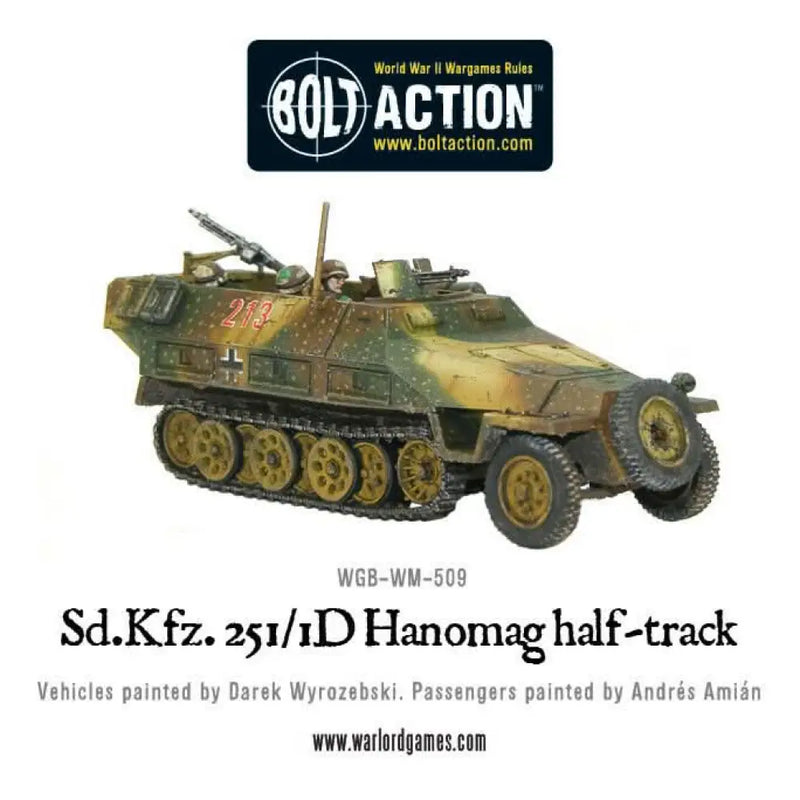 Bolt Action: Sd.Kfz 251/1 Ausf D Halftrack - Miniature Games