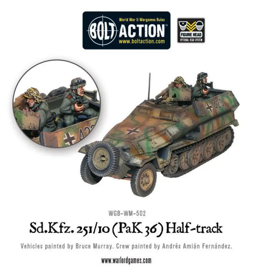 Bolt Action: Sd.Kfz 251/10 (PaK 36) Half-Track - Miniature Games