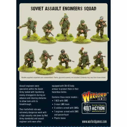 Bolt Action: Soviet Assault Engineers Squad (EN)(Preorder) - Miniature Games