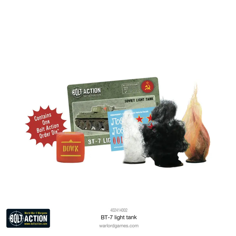 Bolt Action: Soviet BT-7 Light Tank - Miniature Games