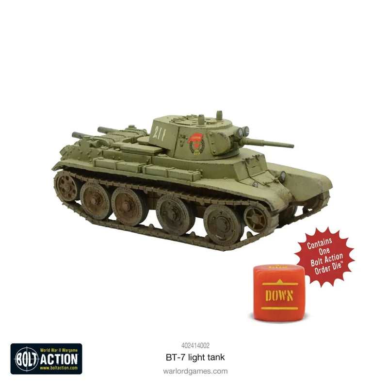 Bolt Action: Soviet BT-7 Light Tank - Miniature Games